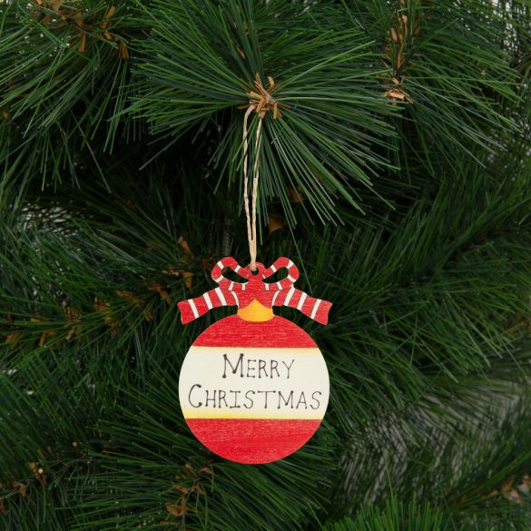 Family Karácsonyfadísz - gömb - akasztható - 8 x 10 cm (58247B)