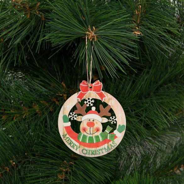 Family Karácsonyfadísz - rénszarvas - akasztható - 8,5 x 9,5 cm (58248C)