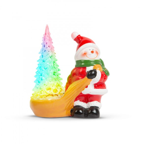 Family Karácsonyi RGB LED dekor - hóember - 13 x 7 x 15 cm (58272)