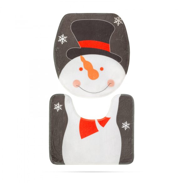 Family Karácsonyi - WC ülőke dekor - hóember mintával (58281B)
