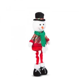   Family Álló karácsonyi textil figura - 58 x 18 x 13 cm - hóember (58758B)