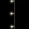Family Fényfüggöny - 200 db LED - középfehér - hálózati - IP44 - 4,2 m - 8 program (58901C)