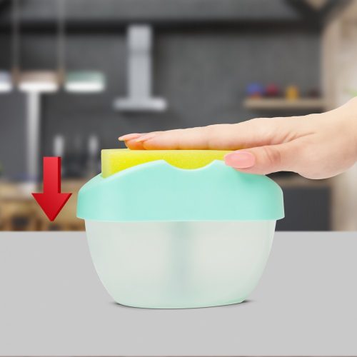 Family pumpás mosogatószer adagoló + szivacs (57359)