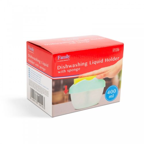 Family pumpás mosogatószer adagoló + szivacs (57359)