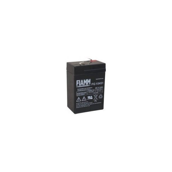 Fiamm FG10451 6V 4,5Ah T1 akkumulátor