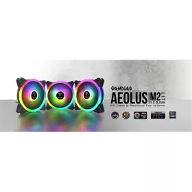 Gamdias - Case Fan - 12cm -  AEOLUS M2-1203 Lite
