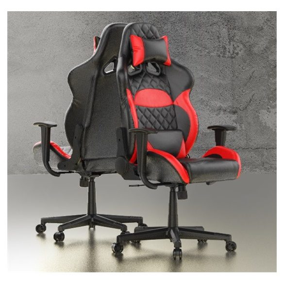 Gamdias Zelus E1-L gaming szék - Piros/fekete