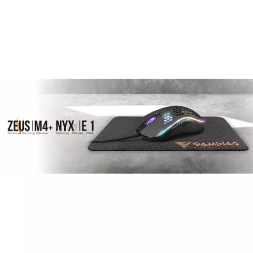 Gamdias ZEUS M4 + NYX E1 Gaming mouse + mousepad