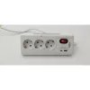SPS hálózati elosztó 3 Schuko + 1 USB-A + 1 USB-C