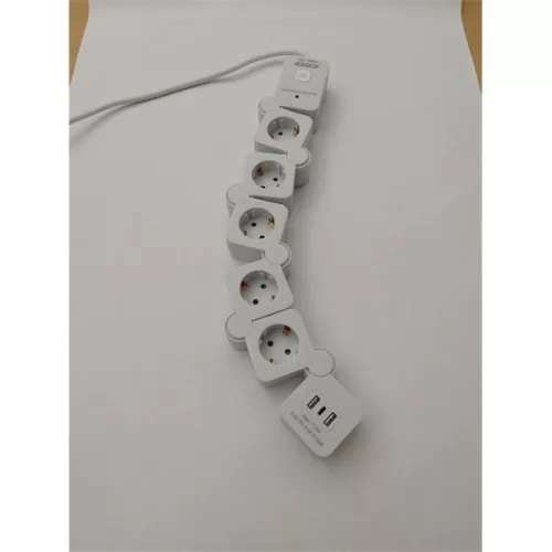 SPS Túlfeszültségvédő flexibilis elosztó - 5x16A + 1 x USB-A + 1 USB-C