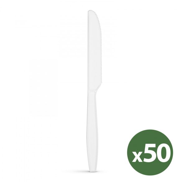 Többször használatos bioműanyag kés készlet - 50 db / csomag (57591A-50)
