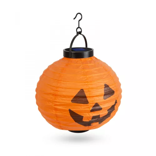 Halloween-i szolár lampion - tök - ⌀20 cm (58121)