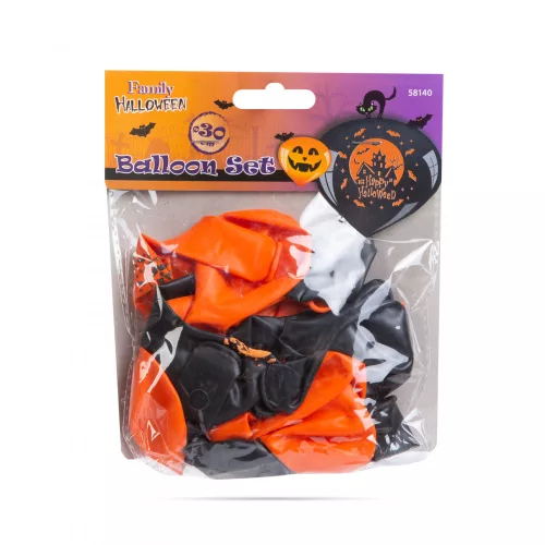 Halloween-i lufi szett - 6 féle - 20 db / csomag (58140)