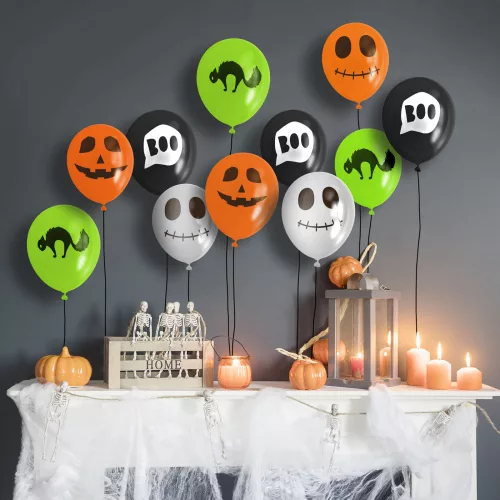 Halloween-i lufi szett - 4 féle - 12 db / csomag (58141)