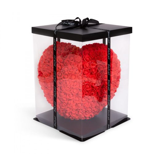 Rózsaszív - piros - 40 cm (A0221-PSZ)