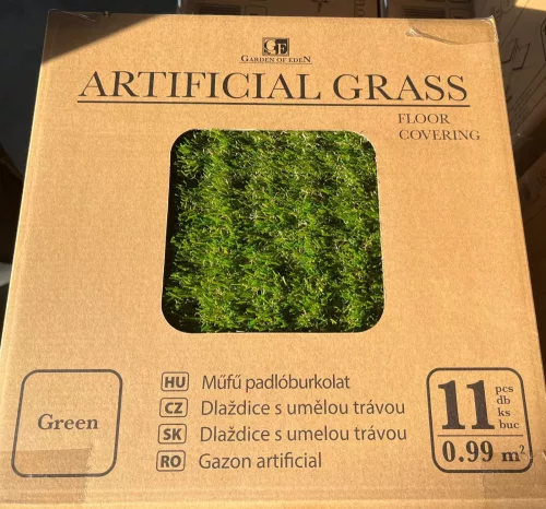 Garden of Eden Műfű padlóburkolat - 30 x 30 cm - 11 db / csomag (11547)