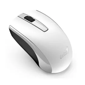   Genius Egér - ECO-8100 (Vezeték nélküli, Li-ion, USB, 3 gomb, 1600 DPI, BlueEye, Fehér)