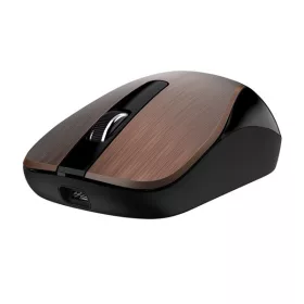   Genius Egér - ECO-8015 (Vezeték nélküli, Li-ion, USB, 3 gomb, 1600 DPI, BlueEye, Kávébarna)