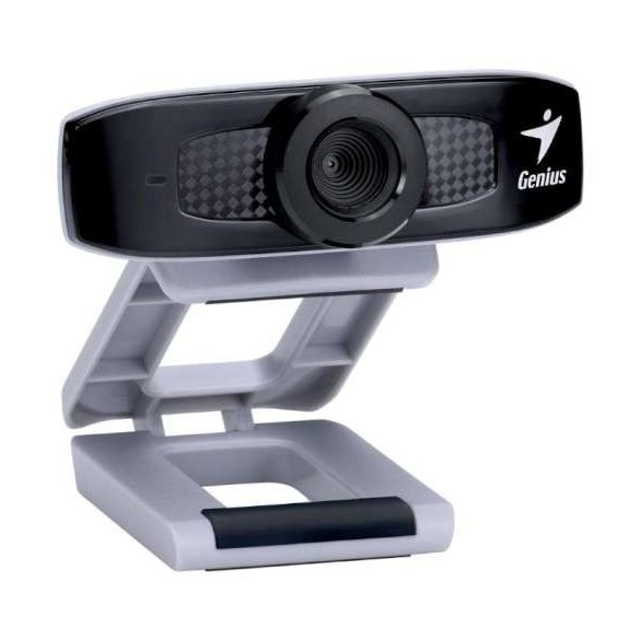 Genius FaceCam320 mikrofonos fekete-ezüst webkamera