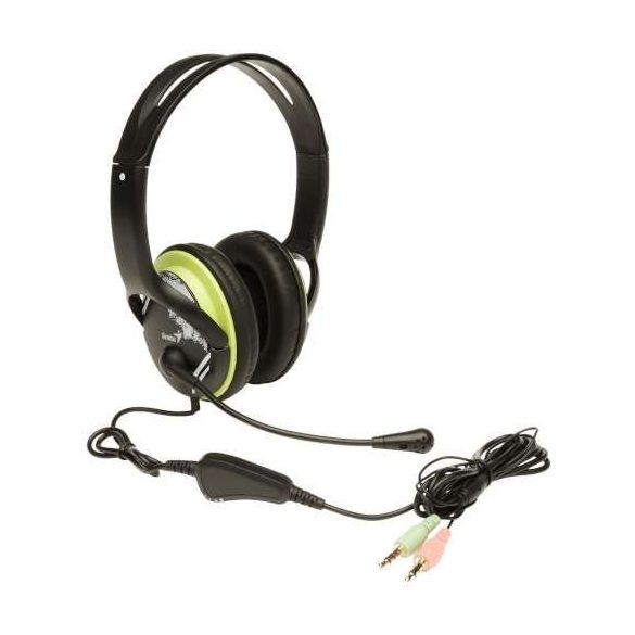Genius HS-M400A zöld headset