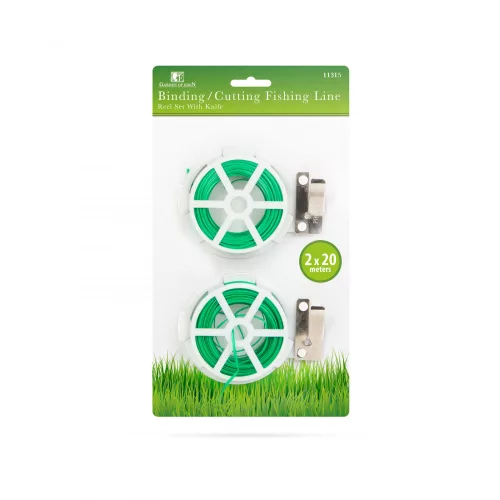 Garden of Eden kötöző-vágó damil tekercs szett vágókéssel (11315)