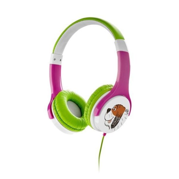 Gogen MAXISLECHYG fülhallgató - zöld/rózsaszín
