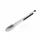 Grill csipesz - 34 cm - rozsdamentes acél - fekete (56302)