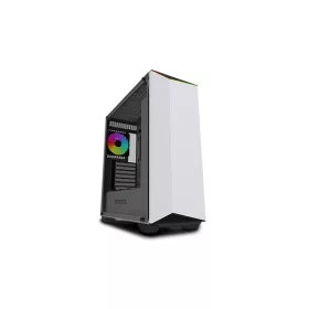   DeepCool Számítógépház - EARLKASE RGB WH (fehér,ablakos, fekete belső, 2x12cm ventilátor, ATX, mATX, 1xUSB3.0, 1xUSB2.0)