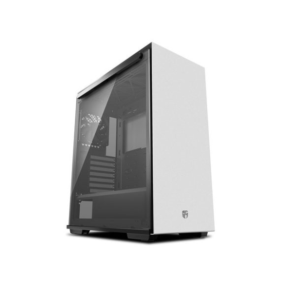 DeepCool Számítógépház - MACUBE 310 WH (fehér, fekete belső, ablakos, 1x12cm ventilátor, ATX, 2xUSB3.0)