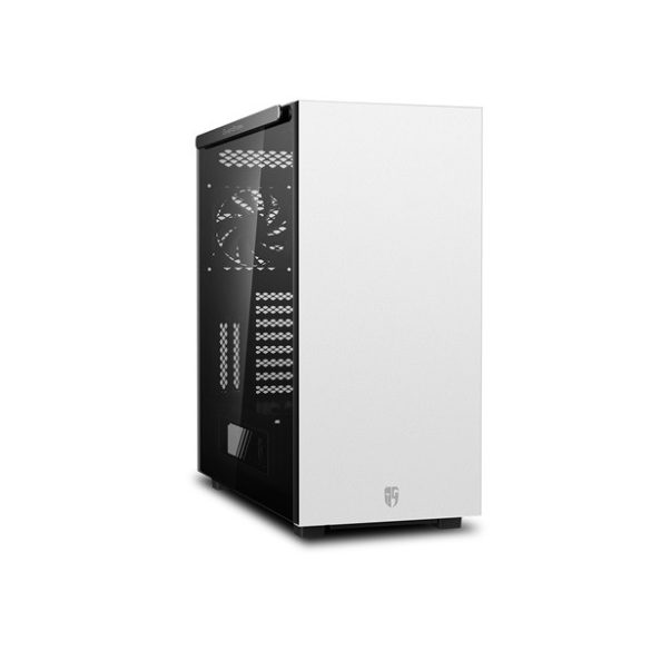 DeepCool Számítógépház - MACUBE 550 WH (fehér, fekete belső, ablakos, 1x12cm ventilátor, ATX, 2xUSB3.0)