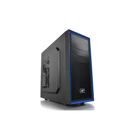   DeepCool Számítógépház - TESSERACT BF (fekete, fekete belső, 1x12cm ventilátor, ATX, mATX, 1xUSB3.0, 1xUSB2.0)