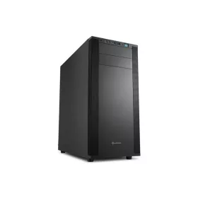   Sharkoon Számítógépház - M25-V (fekete; alsó táp; ATX,mATX; mITX; 2xUSB3.0; 2x120mm; I/O)