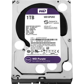   Western Digital Belső HDD 3.5" 1TB - WD10PURZ (5400rpm, 64 MB puffer, SATA3 - Purple (biztonságtechnikai rögzítőkbe is))