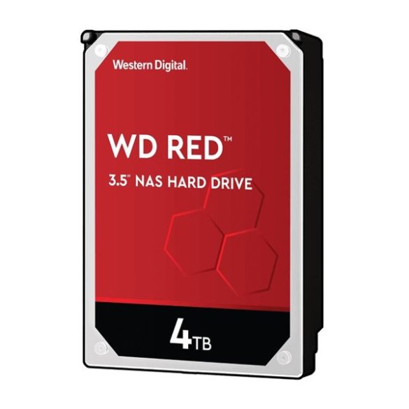 Western Digital Belső HDD 3.5" 4TB - WD40EFAX (5400rpm, 256 MB puffer, SATA3 - Red széria)