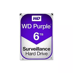   Western Digital Belső HDD 3.5" 6TB - WD60PURZ (5400rpm, 64 MB puffer, SATA3 - Purple (biztonságtechnikai rögzítőkbe is))