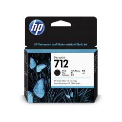 HP 3ED71A No.712 fekete nagykapacitású eredeti tintapatron