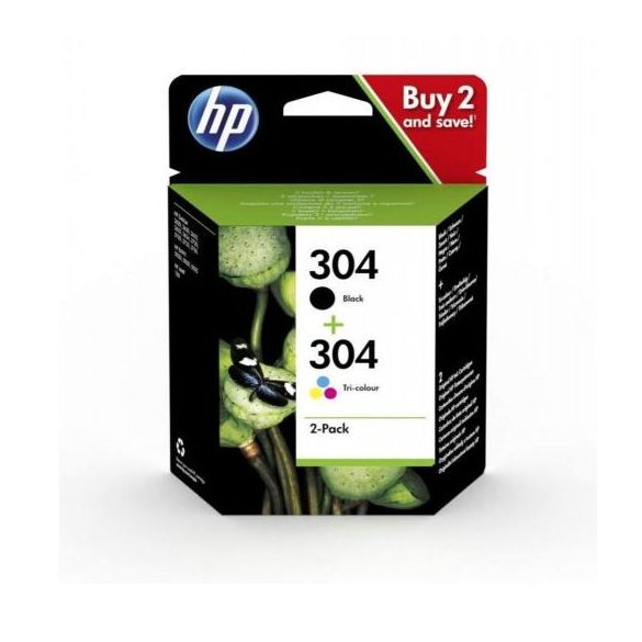 HP 3JB05AE No.304 fekete+színes eredeti tintapatron multipack