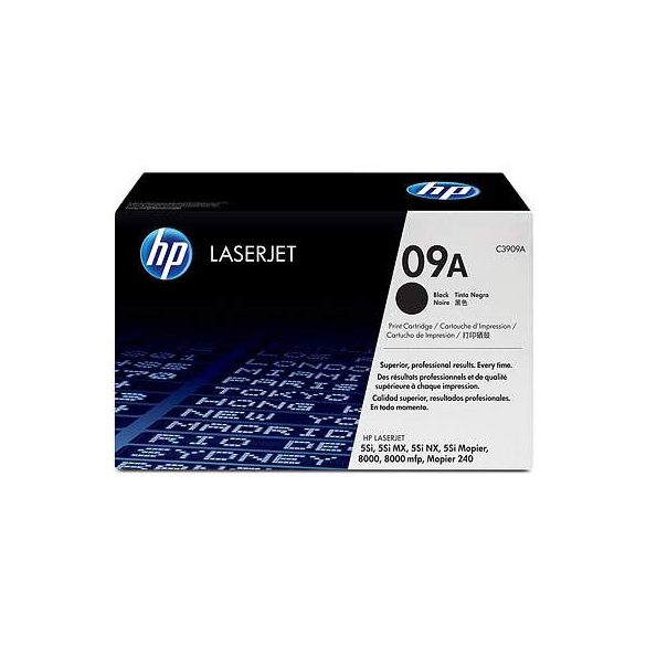 HP C3909A (09A) fekete eredeti toner