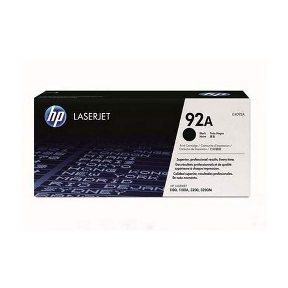 HP C4092A (92A) fekete eredeti toner