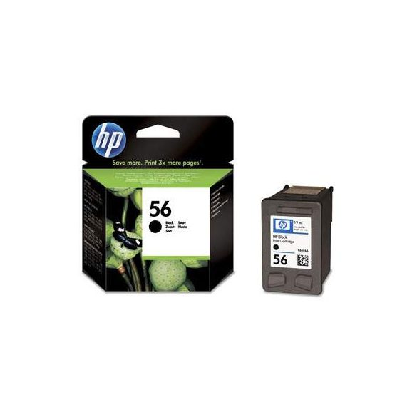 HP C6656A No.56 fekete eredeti tintapatron