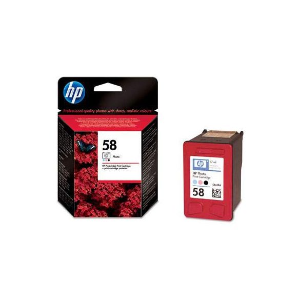 HP C6658A No.58 fotó színes eredeti tintapatron