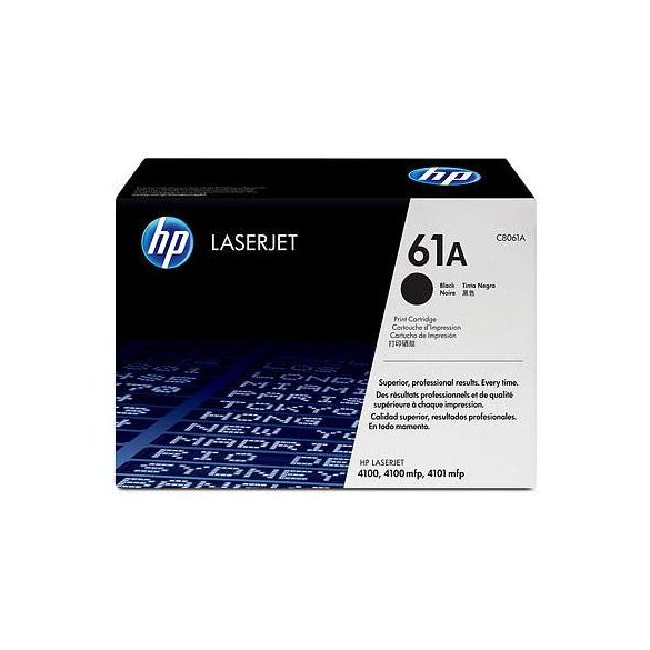 HP C8061A (61A) fekete eredeti toner