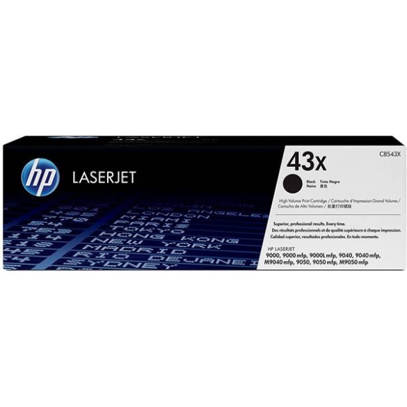 HP C8543X (43X) fekete eredeti toner