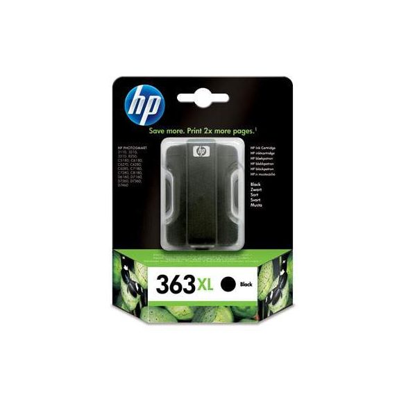 HP C8719EE No.363XL fekete eredeti tintapatron