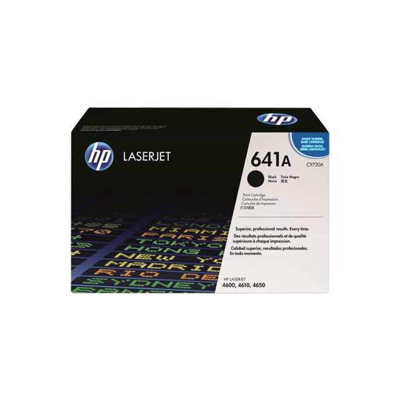 HP C9720A (641A) fekete eredeti toner