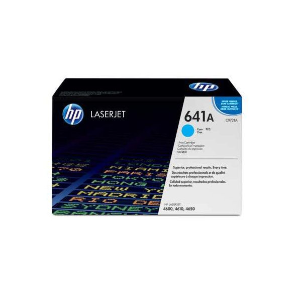 HP C9721A (641A) kék eredeti toner