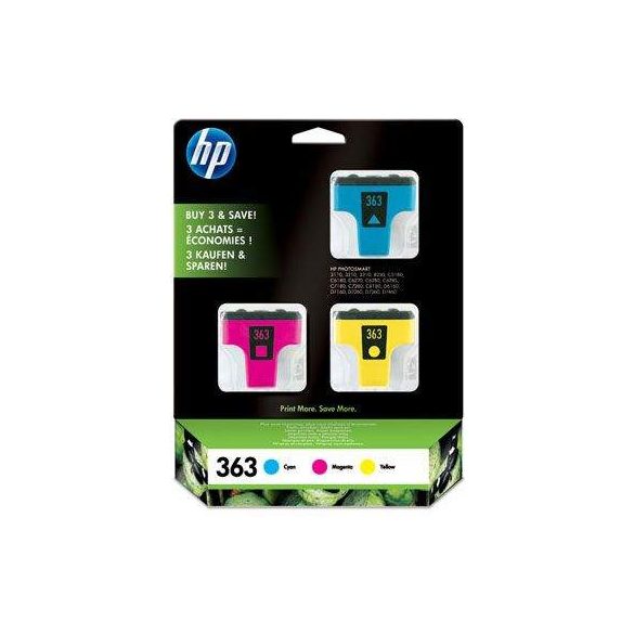 HP CB333EE No.363 színes eredeti tintapatron multipack