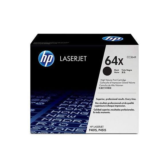 HP CC364X (64X) fekete eredeti toner