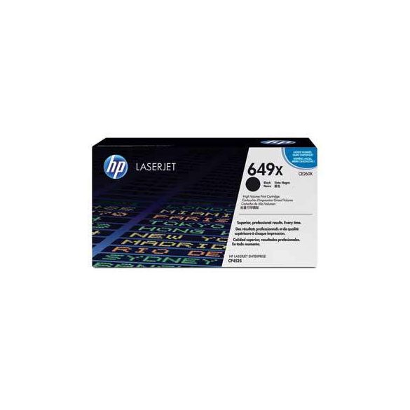 HP CE260X (649X) fekete eredeti toner