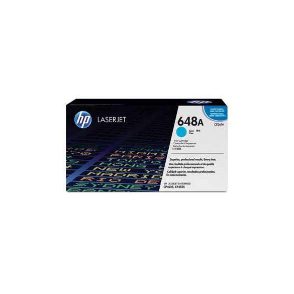 HP CE261A (648A) kék eredeti toner